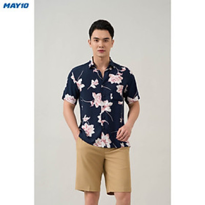 Áo sơ mi nam cộc tay May 10 form RegularFit 010124002 17