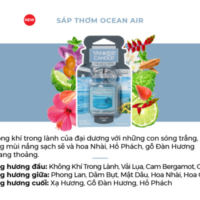 Sáp thơm xe Yankee Candle - Ocean Air
