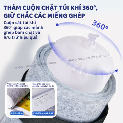 Thảm xếp hình trải sàn Mideer Puzzle Blanket Set, thảm lót nỉ dày dặn