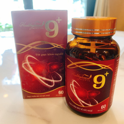 Viên Uống 9+ Tốt Gan Khỏe Người, Hộp 60 Viên 