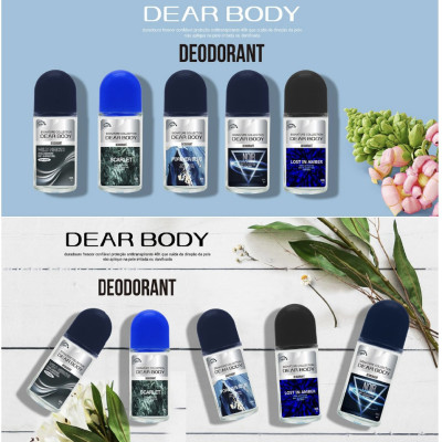 Lăn Khử Mùi DEAR BODY 50ml - Lăn Nách - Khử Mùi Hôi Dưới Cánh Tay - Điều Tiết Mồ Hôi - Không Vàng Áo - Ko Thâm Nách - Lưu Hương 48h