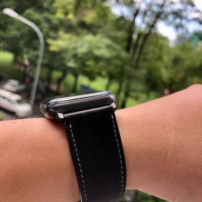 Dây Da Đồng Hồ HANNSON LEATHER Dành Cho Apple Watch, Nhiều Màu, Đủ Size - Hàng Chính Hãng