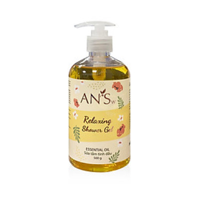 Sữa Tắm Dưỡng Ẩm Chăm Sóc Da Toàn Thân Tinh Dầu Thư Giãn 500g - Relaxing AN’Sw 