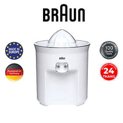 Máy Vắt Cam Braun CJ3050WH - 60W - Hàng Chính Hãng, Bảo Hành Toàn Quốc