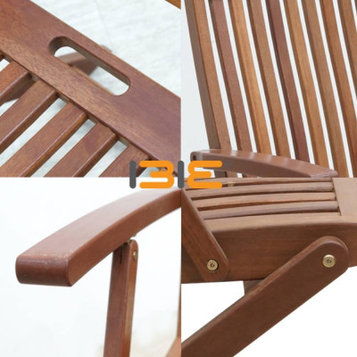 Ghế  Xếp Bungus Có Tay IBIE NC2021 (63 x 48 x 95 cm) - Nâu