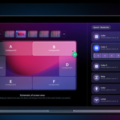 Đèn Yeelight Cube ARGB trang trí bàn làm việc, gaming, đa hiệu ứng ánh sáng, gamesync, musicsyne, hỗ trợ matter/homekit - Hàng chính hãng