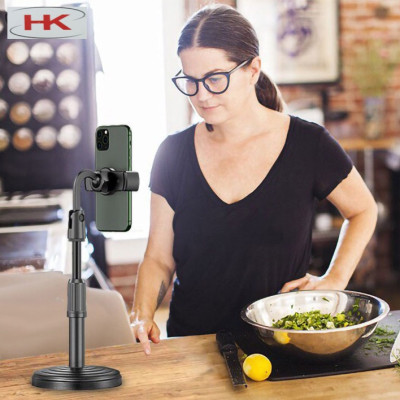 Giá Đỡ Điện Thoại DC01 Có Điều Chỉnh Chiều Cao Được 32cm - Hàng chính hãng