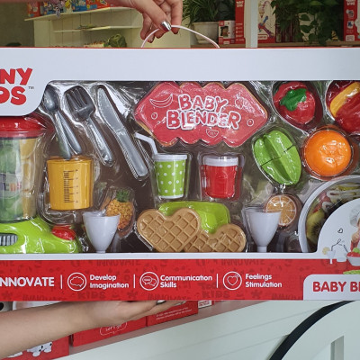 Đồ Chơi Nấu Ăn Bộ Máy Xay Hoa Quả TOONYKIDS - Đồ Chơi Nhà Bếp Cho Bé - Baby Blender TN075 [Tặng Kèm Sticker]