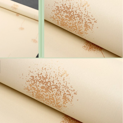 Cuộn 5m Decal Giấy Dán Tường Bồ công anh màu vàng kem (5m dài x 0.45m rộng)