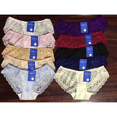 Combo  10 Quần lót ren  hàng việt nam loại cao cấp (Từ 40kg đến 52kg)