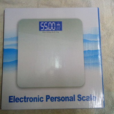 Cân sức khỏe điện tử iSCALE cân tối đa 180kg (màu ngẫu nhiên) - Cân điện tử 180kg - Hàng chính hãng