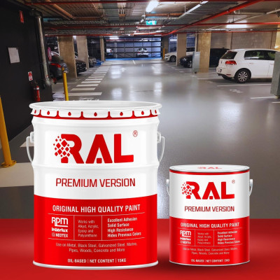 Sơn sàn Garage hệ lăn (trung gian) RAL GARAGE MIO - 5KG
