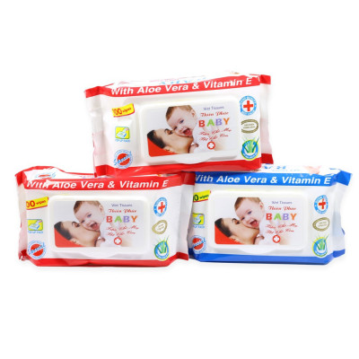 Khăn Giấy Ướt BABY WIPE Hộp 100 Tờ Sản Phẩm Tiện Cho Mẹ Tốt Cho Bé