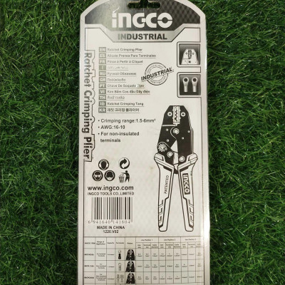 KỀM BẤM COS DÂY ĐIỆN 1,5-6MM2 INGCO HRCPL1506 - HÀNG CHÍNH HÃNG