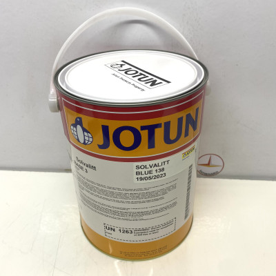 Sơn chịu nhiệt 600oC Jotun Solvalitt màu xanh Blue 138 _ 5L