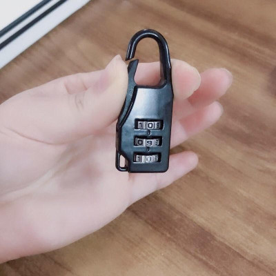 Ổ khoá mini khoá mã số 3 có móc treo chắc chắn tiện lợi 