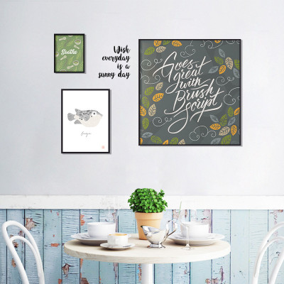 Decal dán tường khung tranh Sunny day ZOOYOO XL8325