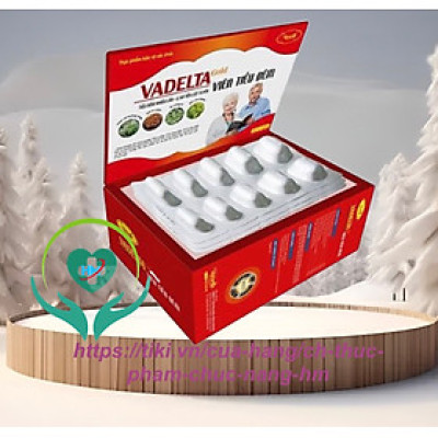 Viên Tiểu Đêm  Vadelta gold  Vinaphar Hộp 30 viên – Giúp bổ thận, ấm bàng quang, tăng cường thải độc qua thận