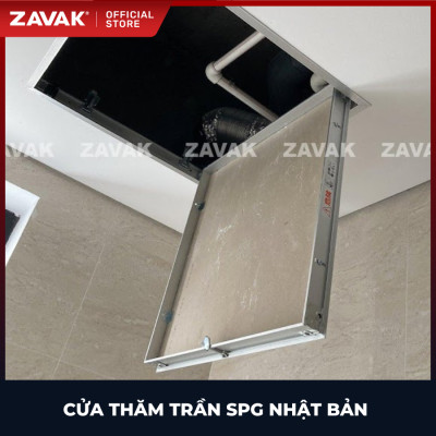 Nắp cửa thăm trần thạch cao ZAVAK SPG-68345/ 45x45cm/ màu trắng