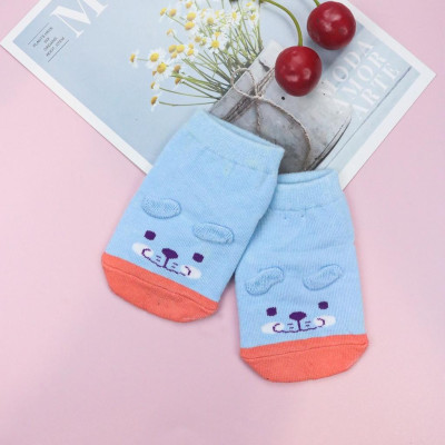 Tất sơ sinh bé gái 0 - 3 tuổi LUPERI LP27 chất cotton co giãn thấm hút mồ hôi kháng khuẩn an toàn cho da bé