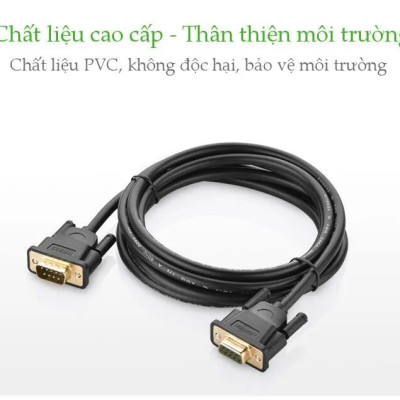 Ugreen UG20148DB101TK 5M màu Đen Cáp tín hiệu nối dài COM RS232 cao cấp - HÀNG CHÍNH HÃNG