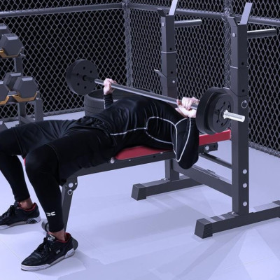 Ghế tập tạ đa năng kết hợp giá đỡ tạ (CHƯA BAO GỒM TẠ)