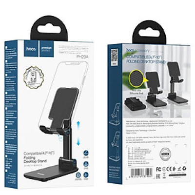Giá đỡ Điện thoại máy tính bảng Hoco PH29A để bàn gấp gọn đa năng chống tê mỏi xem video web phim sinh viên văn phòng  - Hàng chính hãng 
