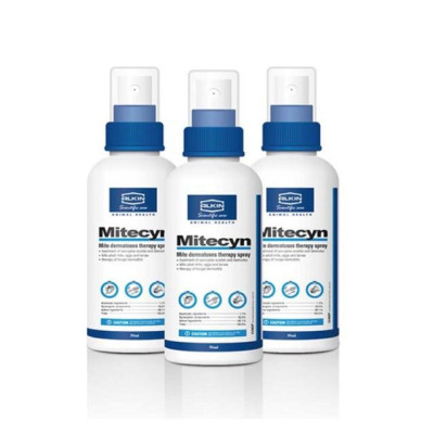 Thuốc xịt Alkin Mitecyn trị viêm da, nấm cho chó mèo