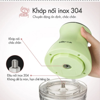 Máy xay đa năng 600ml BEAR QSJ- B02X5 (CH-4H02X)
