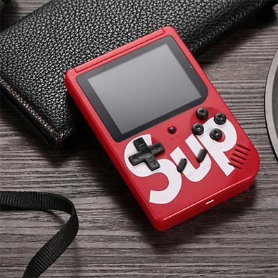 Máy chơi game cầm tay 4 nút SUP hơn 400 trò vui nhộn, tuỳ chọn thêm tay cầm, kết nối được với TV (Giao màu ngẫu nhiên) - Hàng nhập khẩu