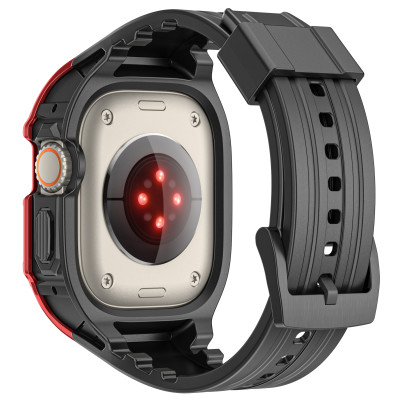 Ốp Case tích hợp dây đeo bảo vệ cho Apple Watch Ultra / Apple Watch Ultra 2 Size 49mm - Hàng Chính Hãng