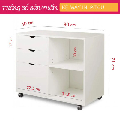 Kệ để máy in SMLIFE Pitou