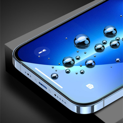 Miếng Dán Kính Cường Lực Full Viền Đen GOR cho iPhone 13 Mini / 13 / 13 Pro / 13 Pro Max - Hàng Nhập Khẩu