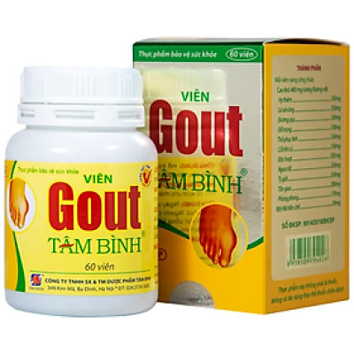 Viên Gout Tâm Bình Hộp 60 viên