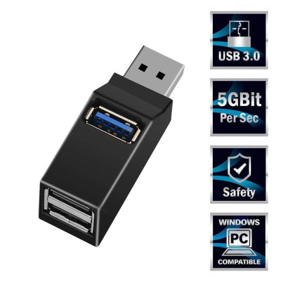 Hub chia 1 ra 3 cổng USB - Hàng nhập khẩu