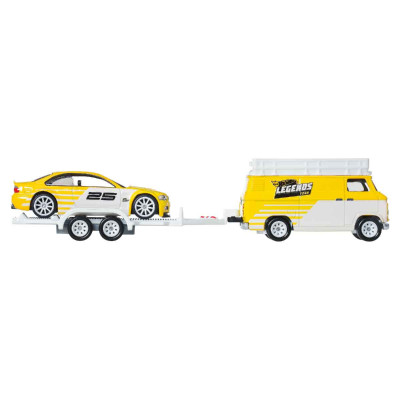 Đồ Chơi Mô Hình Bộ Đôi Siêu Xe LGNDS Team Transport HOT WHEELS JFM93