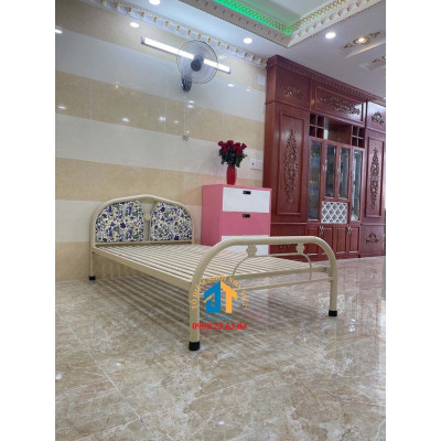 Giường sắt đơn ngang 1m màu kem - ĐẠI THÀNH