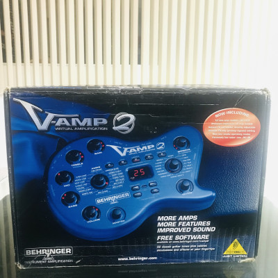 Effect cho đàn ghi ta (Virtual Guitar Amplifier with Tube Simulation and Multi-Effects Processor) VAMP-2 Behringer - Hàng Chính Hãng