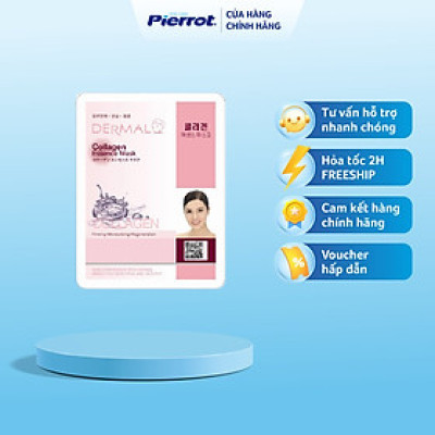 [ Mua 10 tặng 2 ] Mặt nạ dưỡng da Dermal tinh chất Collagen 23g