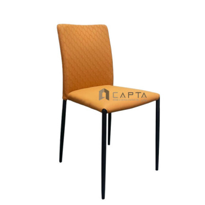 Ghế tiếp khách xếp chồng nệm bọc simili dáng chữ L chân sắt sơn tĩnh điện nhập khẩu LUX 33A-P	