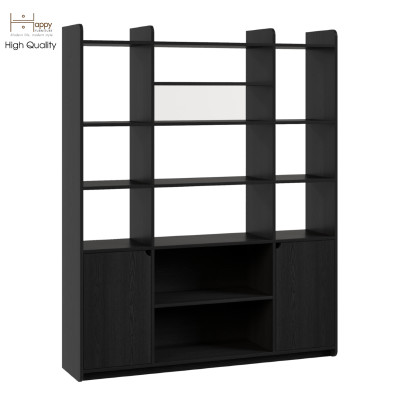 [Happy Home Furniture] CIRCLE, Tủ sách nhiều ngăn, 146cm x 35cm x 180cm (DxRxC),KSA_032
