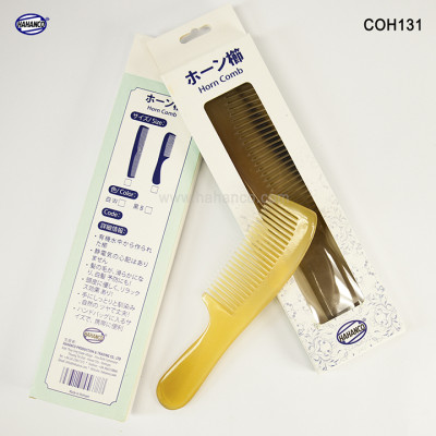 Lược sừng xuất Nhật (Size: S - 14cm) COH131 - Mẫu tiêu chuẩn - Chăm sóc tóc