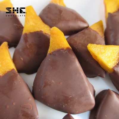 Xoài nhúng socola - Hũ thủy tinh 120g - SHE Chocolate - Bổ sung năng lượng, đa dạng vị giác. Quà tặng sức khỏe, quà tặng người thân, dịp lễ, thích hợp ăn vặt