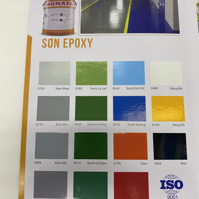 Sơn sàn bê tông Donasa /Floor coating Paint màu vàng DEF 6105 15L