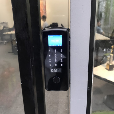 Khóa Thông Minh Cửa Kính Cường Lực Kaimi CK101 - Hàng Chính Hãng