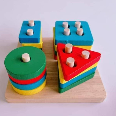 Combo 6 món đồ chơi gỗ montessori