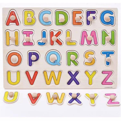 Bảng núm gỗ nhiều chủ đề, bảng ghép hình núm gỗ động vật, chữ cái, số giáo dục sớm phát triển trí thông minh