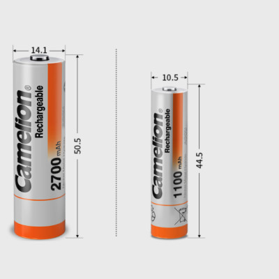 Pin sạc AAA  Camelion 1100 mAh 1.2v hộp 4 viên NH-AAA1100MBC4 Hàng Chính Hãng