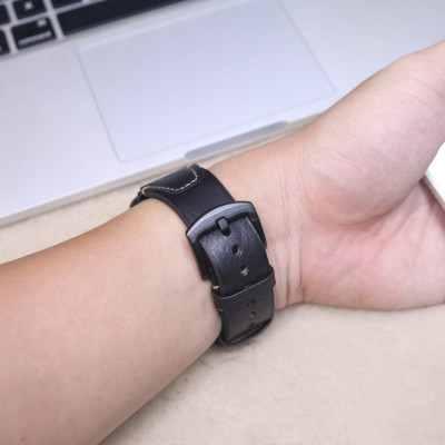 Dây đeo thay thế dành cho Apple Watch 1,2,3,4,5 da bò Ý