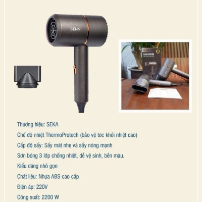Máy Sấy Tóc SEKA SK2200 - Hàng Chính Hãng